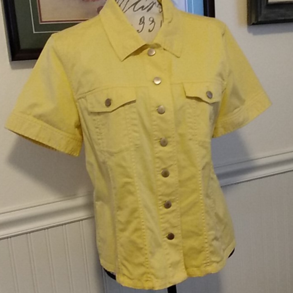 C&B YELLOW SHIRT JACKET
